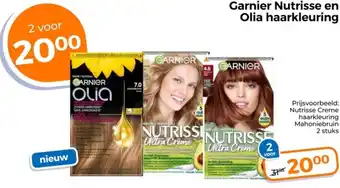 Trekpleister Garnier Nutrisse en Olia haarkleuring aanbieding