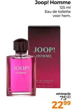 Trekpleister Joop! Homme aanbieding