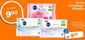 Trekpleister Nivea reinigingsdoekjes aanbieding