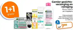 Trekpleister Garnier gezichtsverzorging en reiniging aanbieding