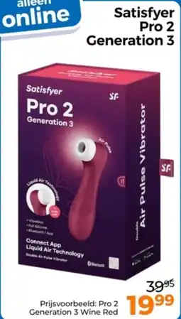 Trekpleister Satisfyer Pro 2 Generation 3 aanbieding