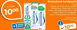 Trekpleister Sensodyne tandpasta aanbieding