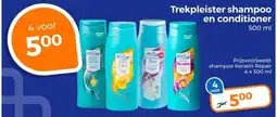 Trekpleister Trekpleister shampoo en conditioner aanbieding
