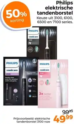 Trekpleister Philips elektrische tandenborstel aanbieding