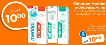 Trekpleister Elmex en Meridol mondverzorging aanbieding