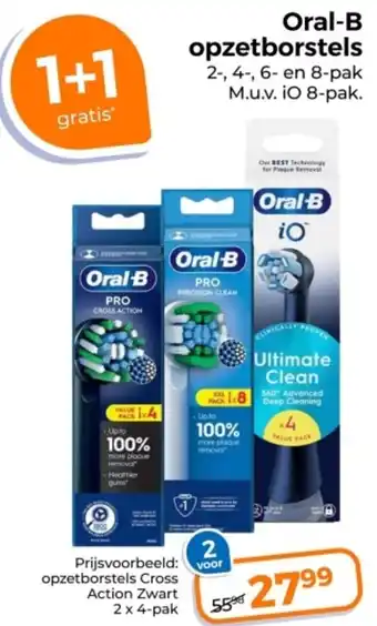 Trekpleister Oral-B opzetborstels aanbieding