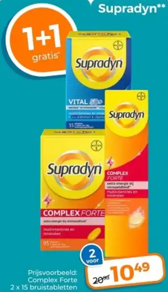 Trekpleister Supradyn aanbieding