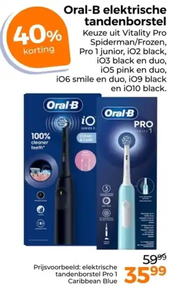 Trekpleister Oral-B elektrische tandenborstel aanbieding