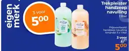 Trekpleister Trekpleister handzeep navulling aanbieding