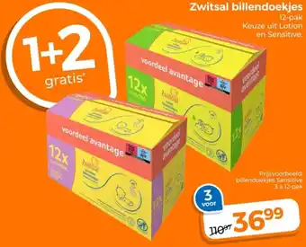 Trekpleister Zwitsal billendoekjes aanbieding