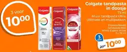 Trekpleister Colgate tandpasta in doosje aanbieding