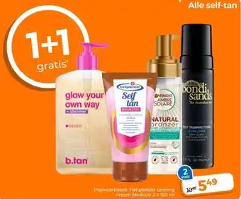 Trekpleister Alle self-tan aanbieding