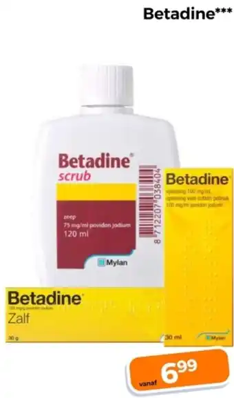 Trekpleister Betadine aanbieding
