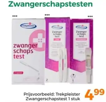 Trekpleister Zwangerschapstesten aanbieding