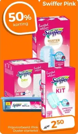 Trekpleister Swiffer Pink aanbieding
