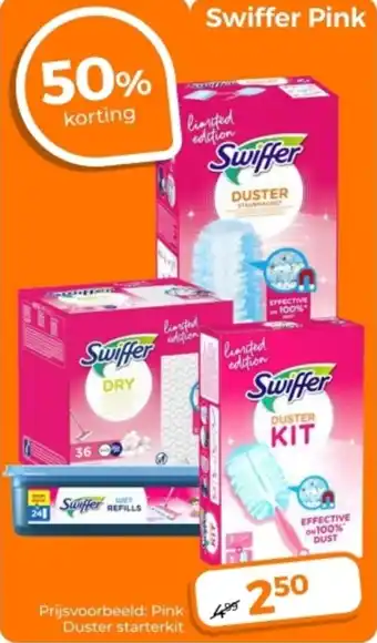 Trekpleister Swiffer Pink aanbieding