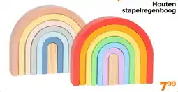 Trekpleister Houten stapelregenboog aanbieding