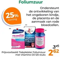 Trekpleister Foliumzuur aanbieding