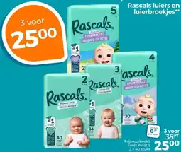 Trekpleister Rascals luiers en luierbroekjes aanbieding