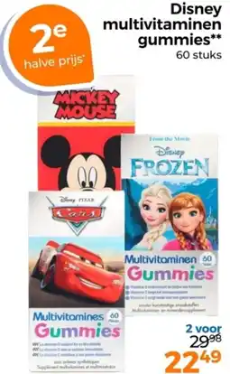 Trekpleister Disney multivitaminen gummies aanbieding