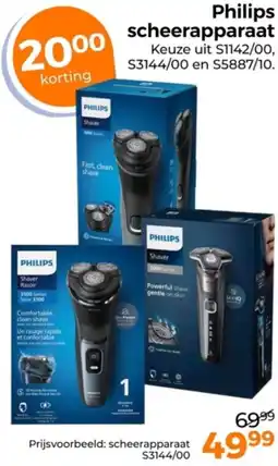 Trekpleister Philips scheerapparaat aanbieding