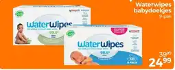 Trekpleister Waterwipes babydoekjes aanbieding