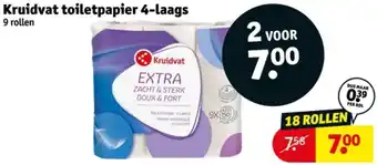 Kruidvat Kruidvat toiletpapier 4-laags aanbieding