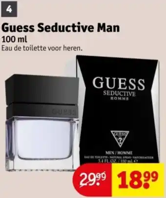 Kruidvat Guess Seductive Man aanbieding