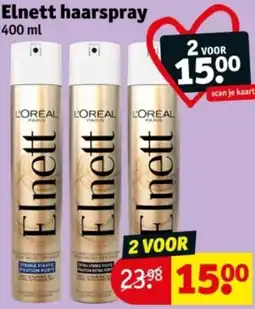 Kruidvat Elnett haarspray aanbieding
