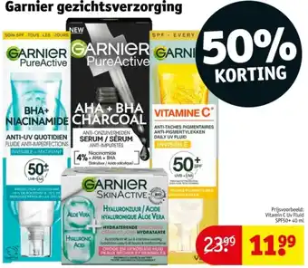 Kruidvat Garnier gezichtsverzorging aanbieding