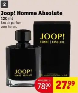 Kruidvat Joop! Homme Absolute aanbieding