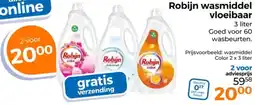 Trekpleister Robijn wasmiddel vloeibaar aanbieding