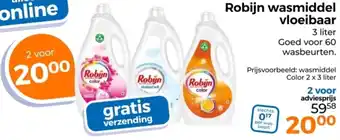Trekpleister Robijn wasmiddel vloeibaar aanbieding