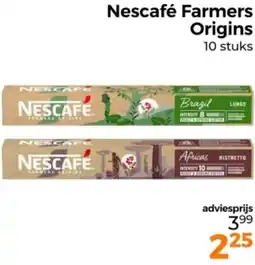 Trekpleister Nescafé Farmers Origins aanbieding