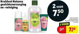 Kruidvat Kruidvat Natures gezichtsverzorging en reiniging aanbieding