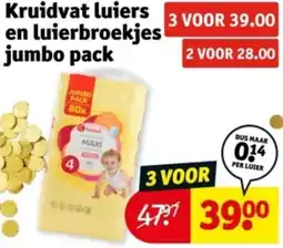 Kruidvat Kruidvat luiers en luierbroekjes jumbo pack aanbieding