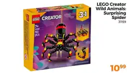 Trekpleister LEGO Creator Wild Animals: Surprising Spider aanbieding
