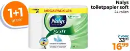 Trekpleister Nalys toiletpapier soft aanbieding