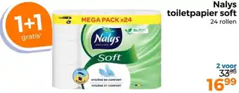 Trekpleister Nalys toiletpapier soft aanbieding