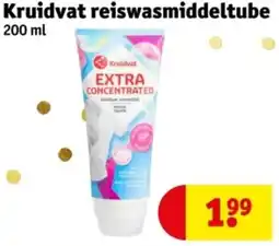 Kruidvat Kruidvat reiswasmiddeltube aanbieding