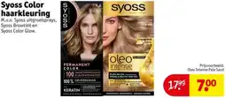 Kruidvat Syoss Color haarkleuring aanbieding