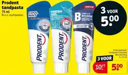 Kruidvat Prodent tandpasta aanbieding