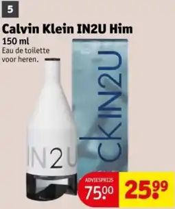 Kruidvat Calvin Klein IN2U Him aanbieding