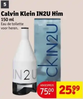 Kruidvat Calvin Klein IN2U Him aanbieding