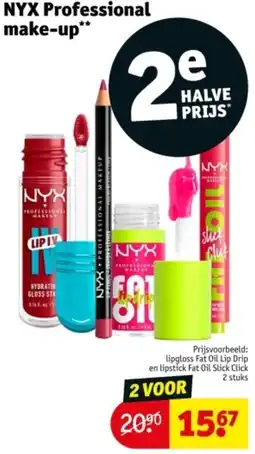 Kruidvat NYX Professional make-up aanbieding