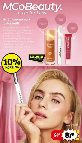 Kruidvat MCoBeauty aanbieding