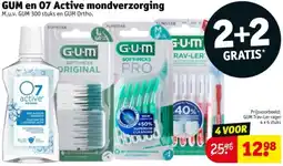 Kruidvat GUM en 07 Active mondverzorging aanbieding