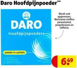 Kruidvat Daro Hoofdpijnpoeder aanbieding