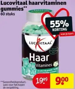 Kruidvat Lucovitaal haarvitaminen gummies aanbieding