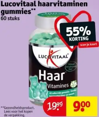 Kruidvat Lucovitaal haarvitaminen gummies aanbieding